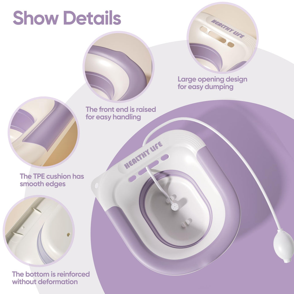 Healthy life foldable Sitz Baths.