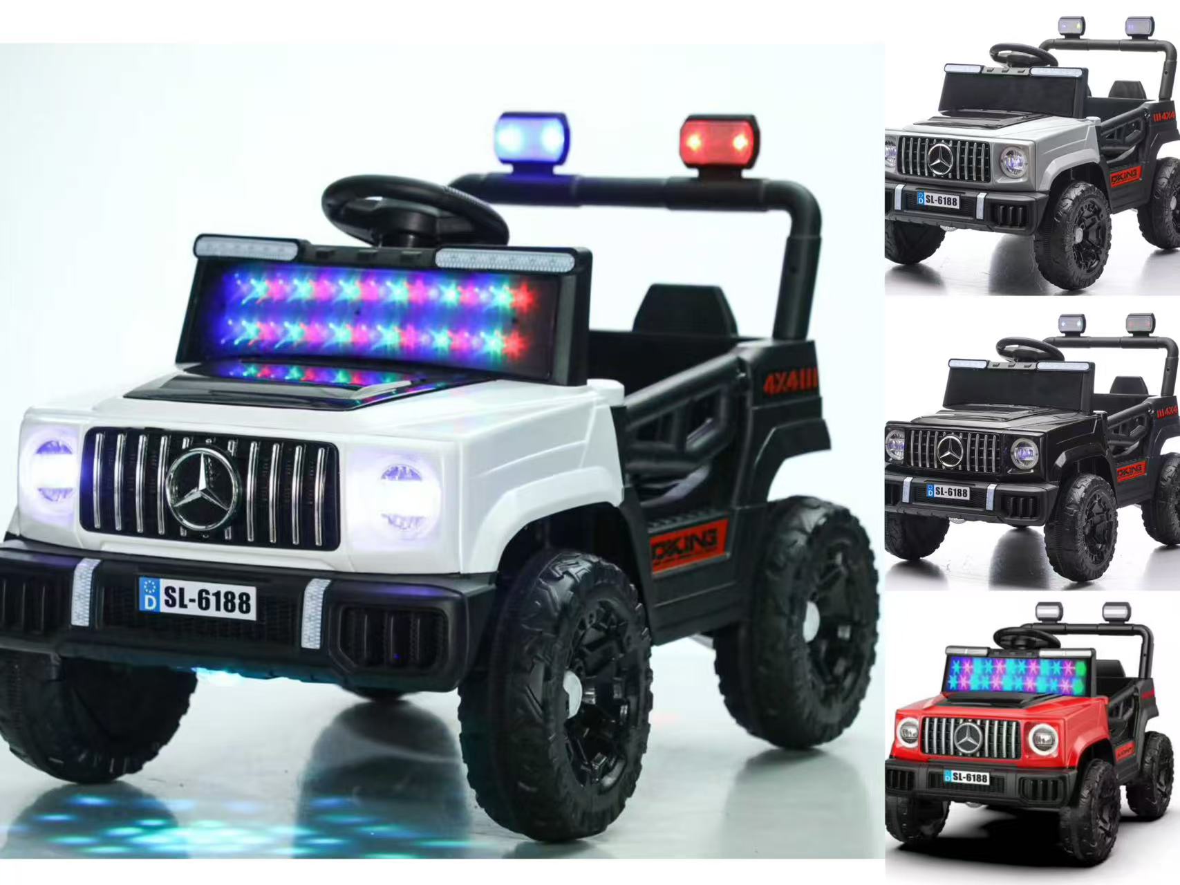 Electric Police Toy Truck – Lights, Sound & Action